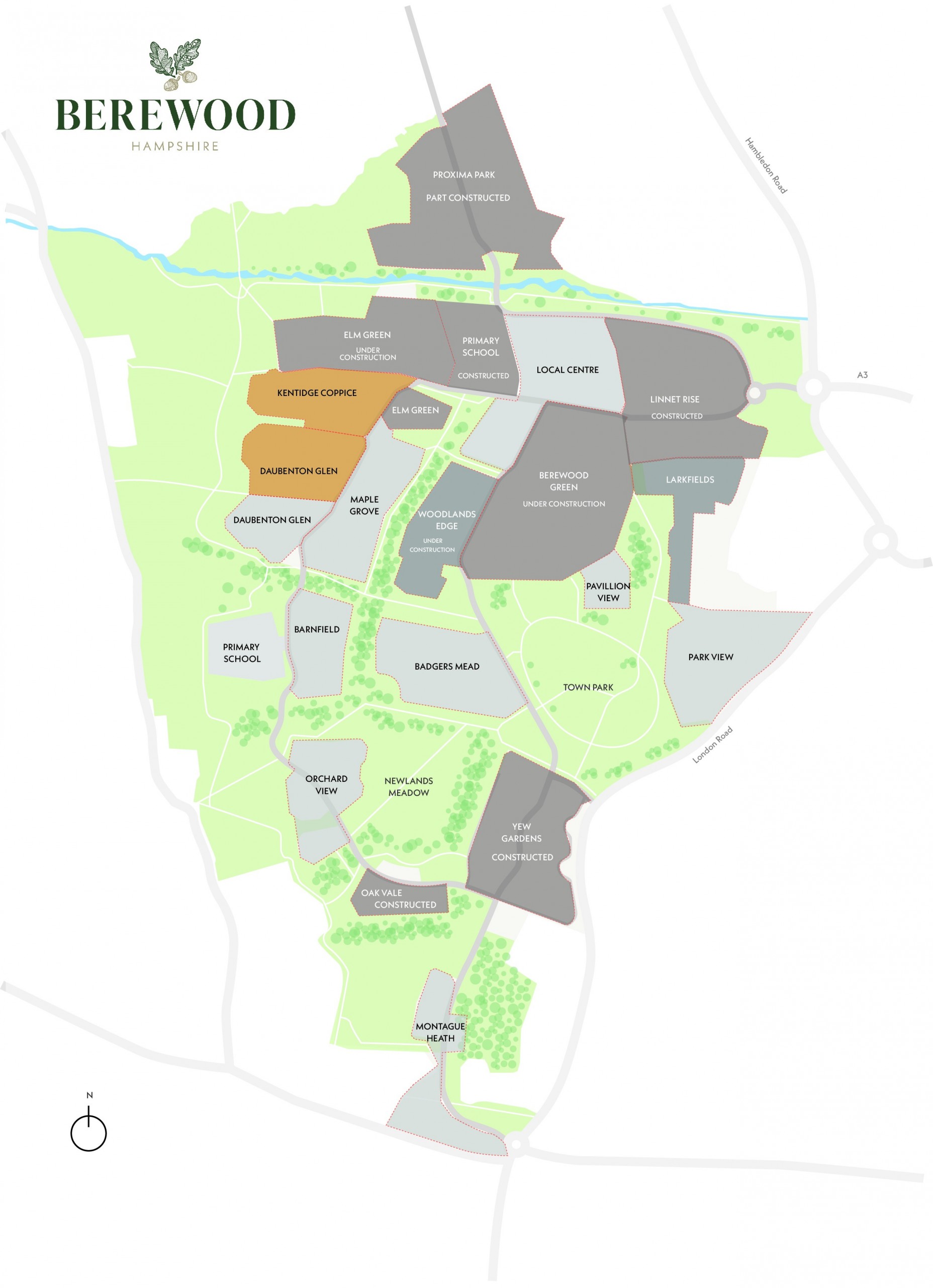 Next Land Phases Sold to Redrow Homes Berewood Hampshire